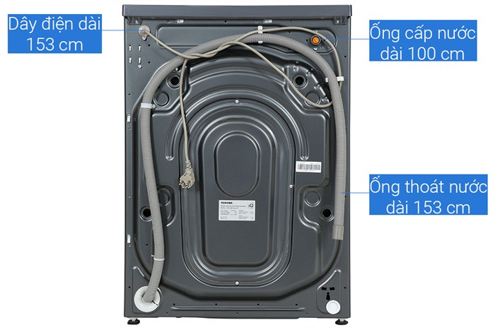 Máy Giặt Sấy Toshiba Inverter Giặt 12.5 Kg - Sấy 8 Kg TWD-BM135GF4V(MG)
